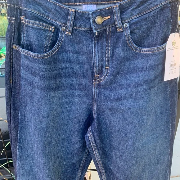 👖🌼2 for $45🌼👖 NWT Classic Relaxed fit Straight Leg Tuxedo Jeans in Dark Blue - Picture 10 of 10